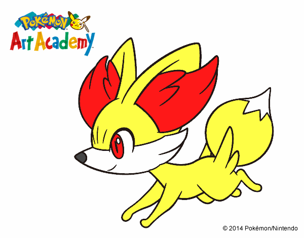 Fennekin corriendo