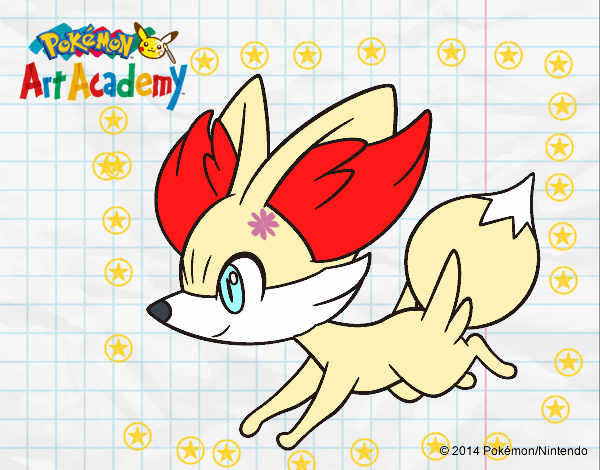 Fennekin corriendo