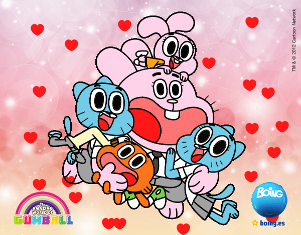 Gumball y amigos contentos