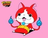 Jibanyan saludando