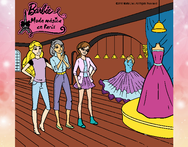 Barbie moda magica en Paris