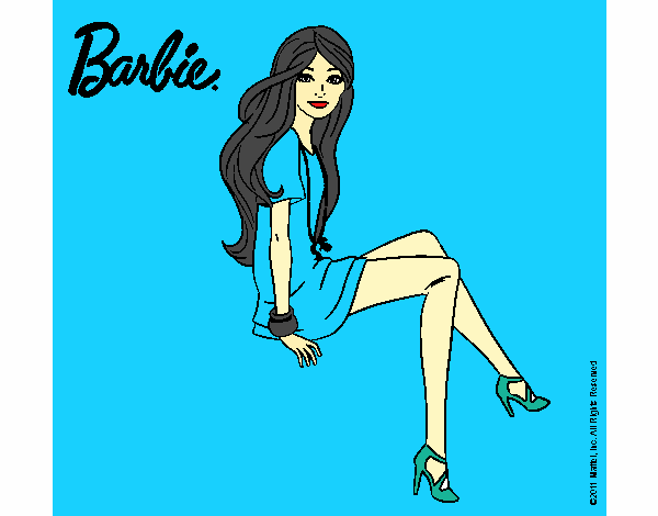 Barbie sentada