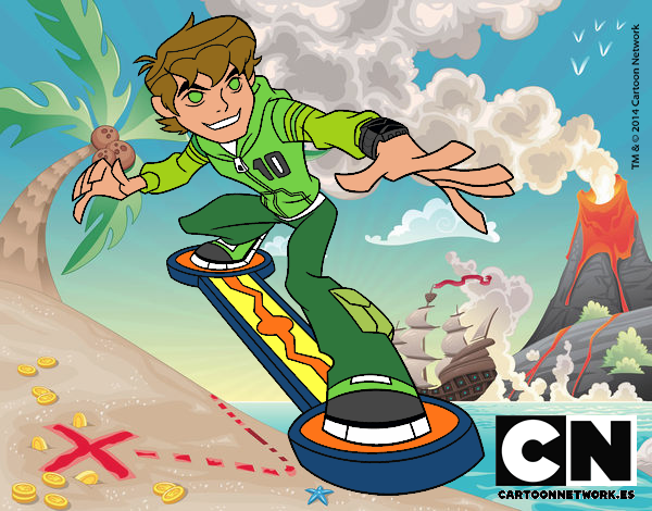 Ben 10 skateboard