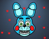 Cara de Toy Bonnie de Five Nights at Freddy's