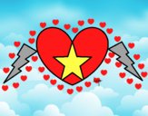 Corazón estrella