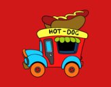 Food truck de perritos calientes