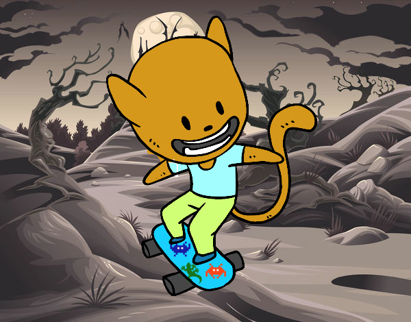 Gato skater