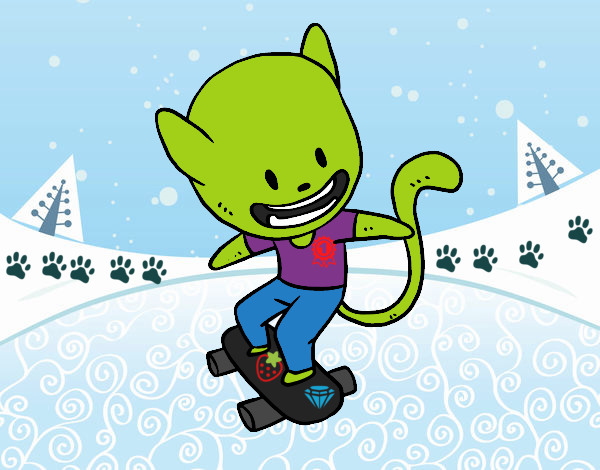 Gato skater