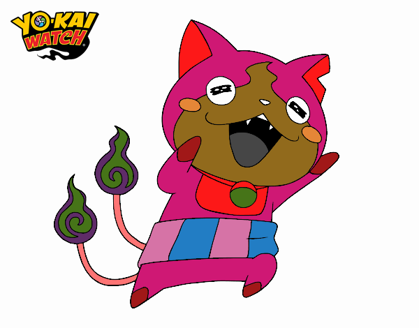 Jibanyan super feliz