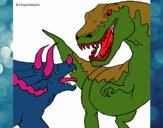 Lucha de dinosaurios