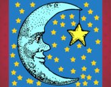 Luna y estrella