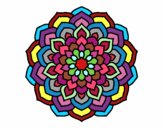 Dibujo Mandala pétalos de flor pintado por danypl