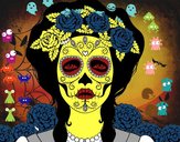 Mujer calavera mejicana