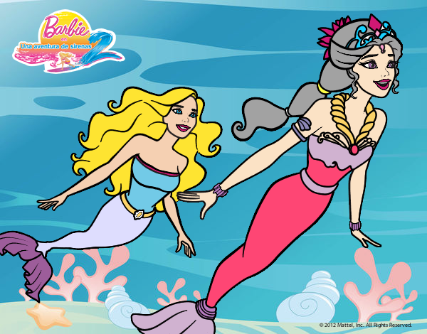 Barbie en una aventura de sirenas