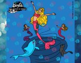 Barbie sirena contenta