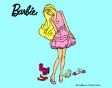 Barbie y su colección de zapatos