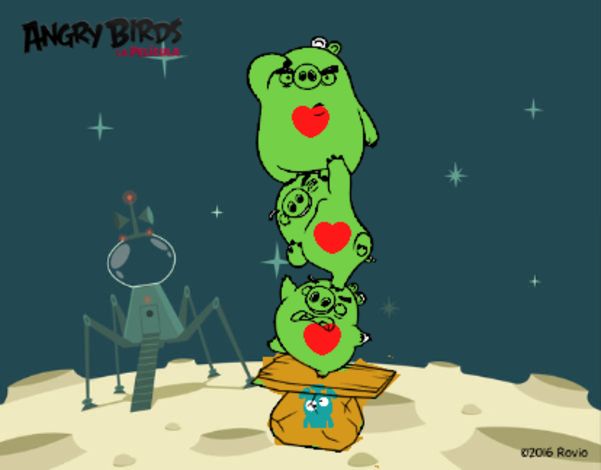 Cerdos verdes de Angry Birds