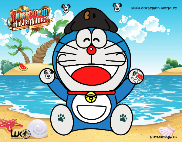 Doraemon feliz