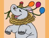 Elefante con 3 globos