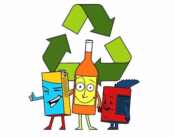 Dibujo De Envases Para Reciclar Pintado Por En Dibujos Net El D A A Las