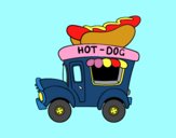 Food truck de perritos calientes