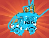 Food truck de pizza