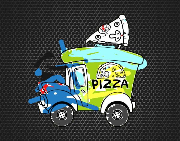 Food truck de pizza