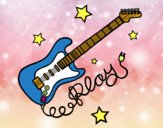 Guitarra y estrellas