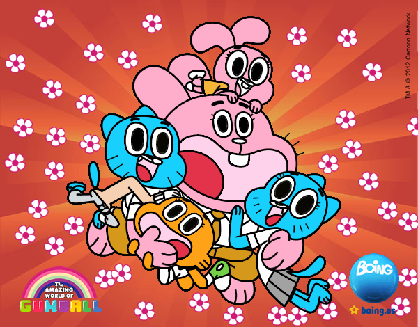 Gumball y amigos contentos