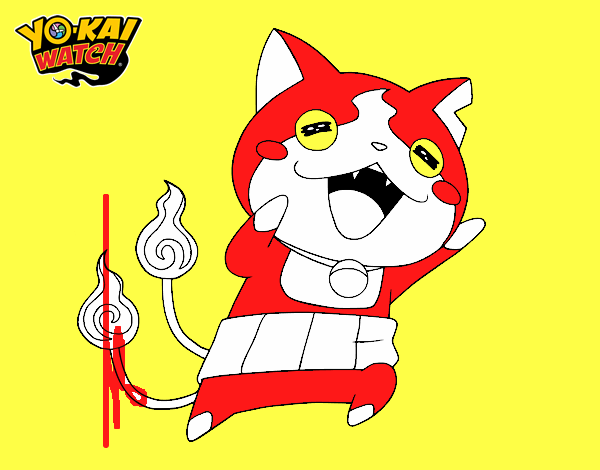 Jibanyan super feliz