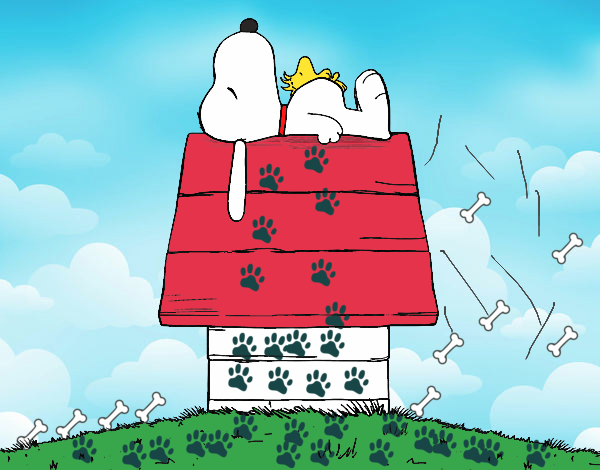 Snoopy durmiendo