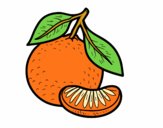 Dibujo Una mandarina pintado por charlycar