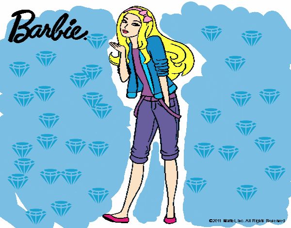 Barbie con look casual