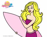 Barbie va a surfear