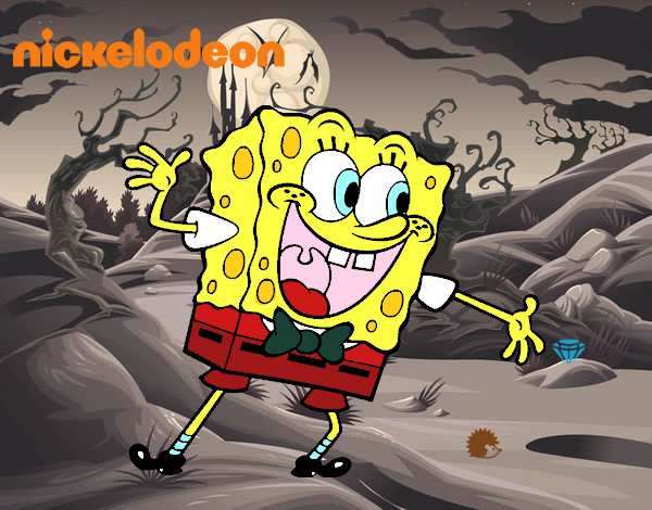 Bob Esponja saludando