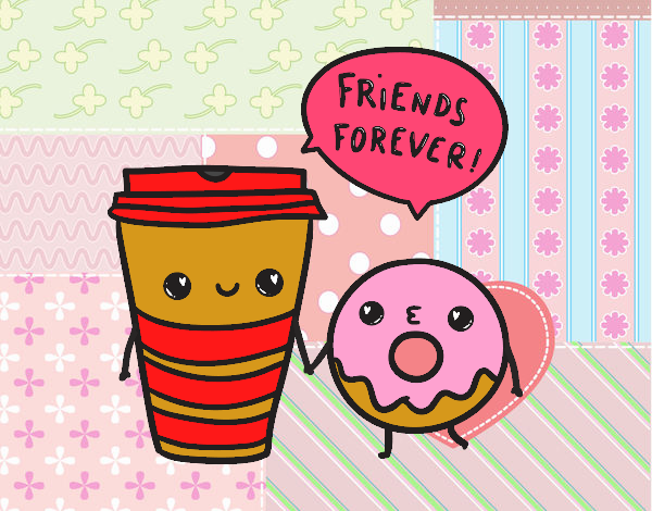 Cafe y Donut friends forever
