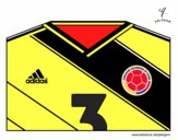 Camiseta del mundial de fútbol 2014 de Colombia