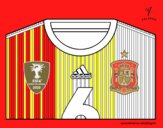 Camiseta del mundial de fútbol 2014 de España