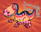 Dinosaurio velociraptor