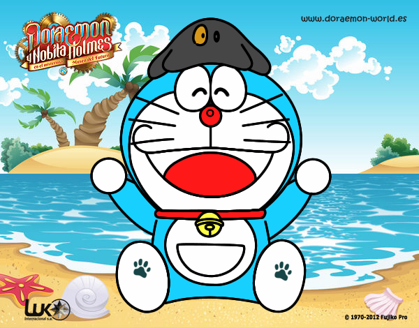 Doraemon feliz