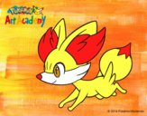 Fennekin corriendo