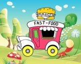 Food truck de hamburguesas