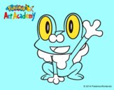 Froakie saludando