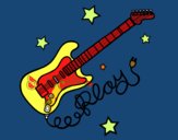 Guitarra y estrellas