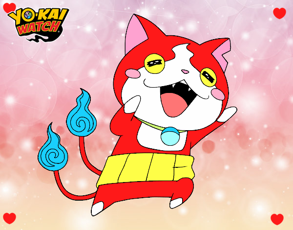 Jibanyan super feliz