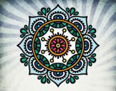 Dibujo Mandala para relajarse pintado por snowlife