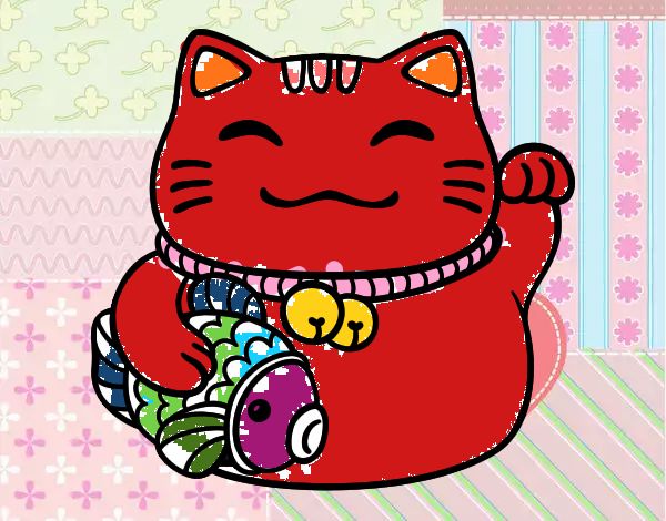 Maneki-neko de la abundancia