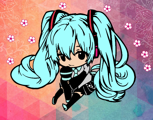 Miku Chibi vocaloid