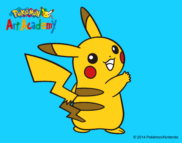 Pikachu de espaldas