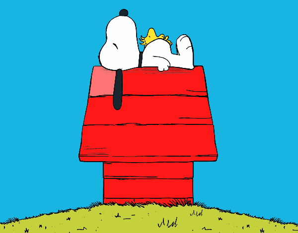 Snoopy durmiendo